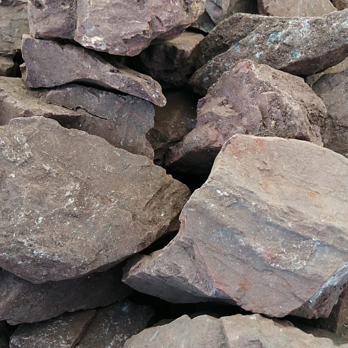 фото Яшма красная  (фр. 70-100 мм)  купить в Самаре в интернет-портале КАМЕНЬ КЛУБ