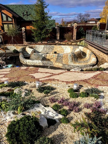 Kamenclub.ru: Песчаник брусчатка (Готика) art PSG-L-01  купить в Самаре    2300 руб/кв.м   фото КАМЕНЬ КЛУБ