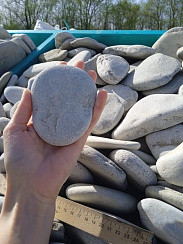 Галька черноморская фр. 100-150 мм.  купить в Самаре фото Камень Клуб