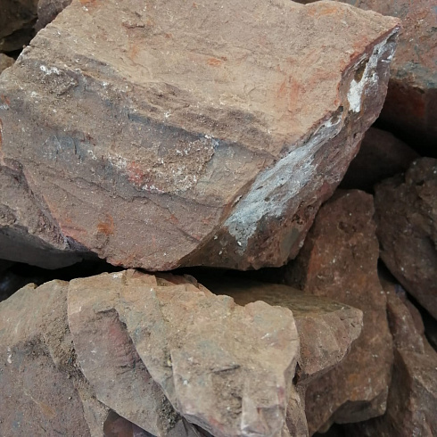 фото Яшма красная  (фр. 70-100 мм)  купить в Самаре в интернет-портале КАМЕНЬ КЛУБ