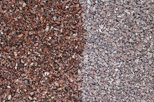 Kamenclub.ru: Мраморная крошка (щебень крошка розовый) фр. 5-10 мм.  купить в Самаре мрамор розовый, красный щебень колотый ландшафтный декоративный  11000 руб/т   фото КАМЕНЬ КЛУБ