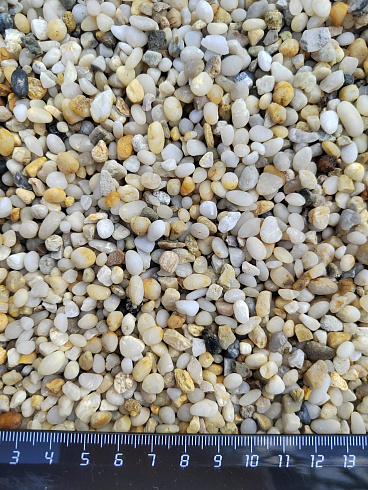 фото Галька крымская жемчужная фр. 3-5 мм. купить в Самаре  в интернет-портале КАМЕНЬ КЛУБ