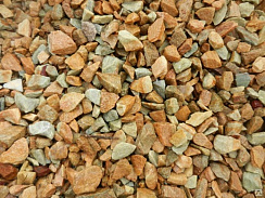 Kamenclub.ru: Щебень крошка желтый (ЗЛАТОЛИТ) фр. 3-5 мм.  купить в Самаре златолит золотистый, бежевый, желтый мрамор 12 000 руб/т   фото КАМЕНЬ КЛУБ