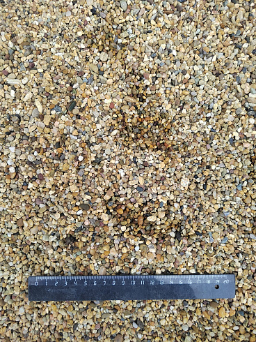 Галька речная окат (рыжая) фр.3-5 мм купить в Самаре 