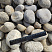 Kamenclub.ru: Галька речная окат (серо-белая) фр. 70-120 мм купить  в Самаре галька галечник бело-серая, серо-белая, серая, белая речная природная галька  8000 руб/т   фото КАМЕНЬ КЛУБ