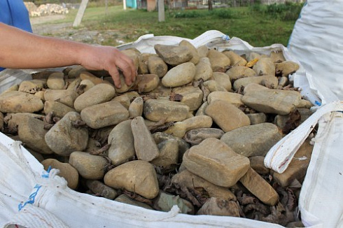 Kamenclub.ru: Песчаник брусчатка  купить в Самаре    5 500 руб/т   фото КАМЕНЬ КЛУБ