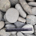 Kamenclub.ru: Галька речная окат (темно-серая) фр. 70-150 мм. купить  в Самаре галька речная темно-серая, синяя, серая речная галька округлая  8000 руб/т   фото КАМЕНЬ КЛУБ