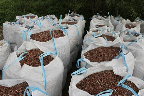 Kamenclub.ru: Мраморная крошка (щебень крошка розовый) фр. 20-40 мм.  купить в Самаре мрамор розовый, красный мраморная крошка декоративная 11000 руб/т   фото КАМЕНЬ КЛУБ