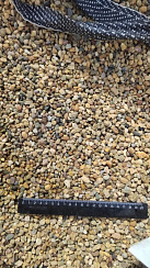 Kamenclub.ru: Галька окат (серо-желтая) фр.5-10 мм. купить  в Самаре галька речная рыжий, желтый, рыжий, серо-желтый речная окатанная галька декоративная 5000 руб/т   фото КАМЕНЬ КЛУБ