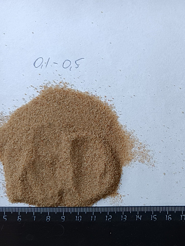 Кварцевый песок для площадок фр. 0,1-0,5 мм.  купить в Самаре фото Камень Клуб