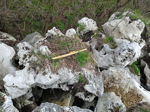 Kamenclub.ru: Выветренный известняк (степной) фр. 500-1500 мм.  купить в Самаре    10000 руб/т   фото КАМЕНЬ КЛУБ