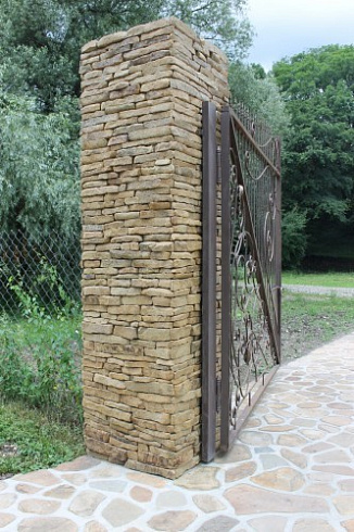 Kamenclub.ru: Песчаник (хворост) art PSG-5-06  купить в Самаре    1 900 руб/кв.м   фото КАМЕНЬ КЛУБ