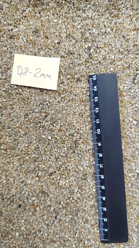 Кварцевый песок для площадок фр. 0,8 - 2 мм.  купить в Самаре фото Камень Клуб