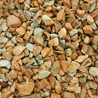 Kamenclub.ru: Щебень крошка желтый (ЗЛАТОЛИТ) фр. 10-20 мм.  купить в Самаре златолит бежевый, золотистый, желтый каменная декоративная крошка щебня златолита 10800 руб/т   фото КАМЕНЬ КЛУБ