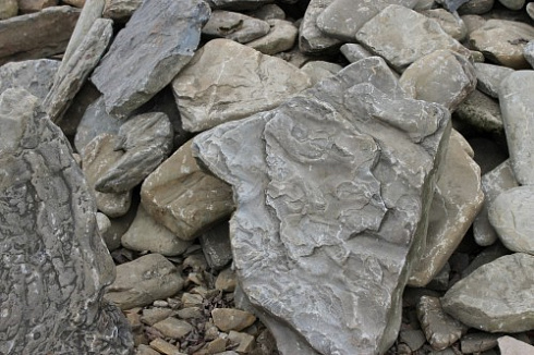 Kamenclub.ru: Песчаник декоративный ландшафтный (фр. 300-500 мм)  купить в Самаре песчаник желтый рыжий серый зеленый валун речной окатанный природный песчаника 4 500 руб/т   фото КАМЕНЬ КЛУБ